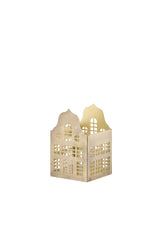 Candle Holder Townhouse Golden