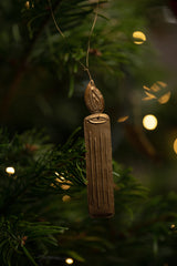 Brass Ornaments - Luminous Golden S/3pcs