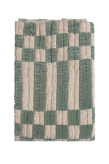 Checkerboard Bedspread Pewter