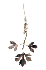 Christmas Rose Leaf Silver