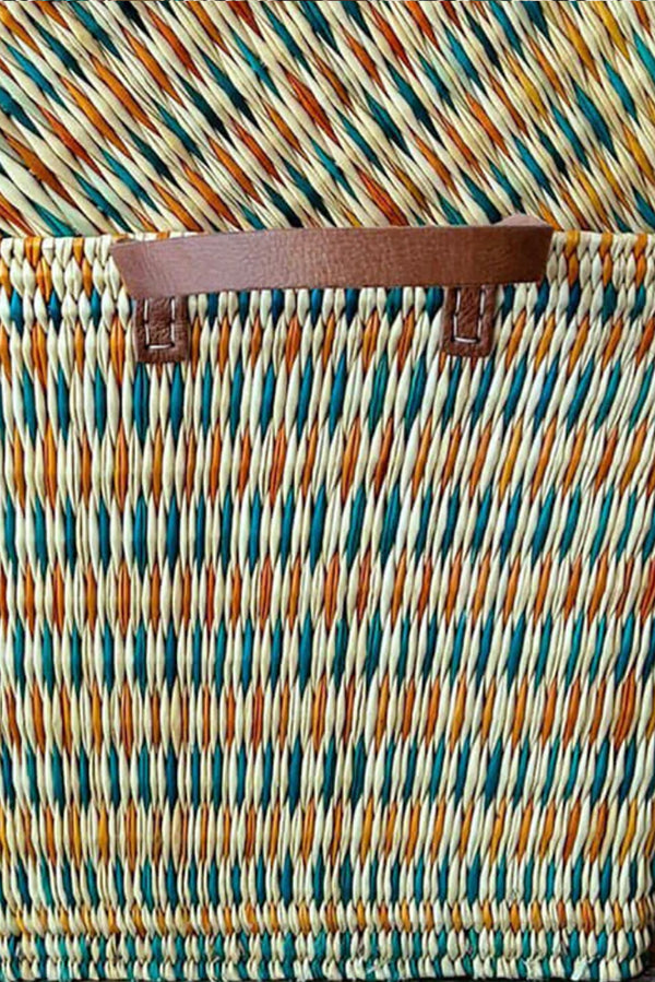 Colourful Reed Basket