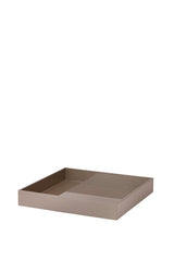 Lacquer Square Tray Walnut