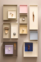 Lacquer Square Tray Walnut