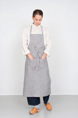 Linen Full Apron Jasper