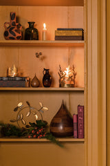 Snowberry Wreath Brass