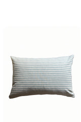 Ticking Stripe Cushion Cover Teal (Horizontal)