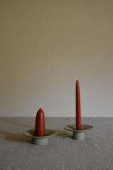 Stumpie Candleholder- Olive Flecked