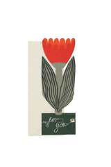 Red Tulip, For You Card