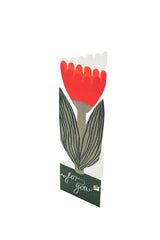 Red Tulip, For You Card