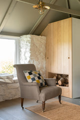 Velvet Remnant Patchwork Cushion Cover Square