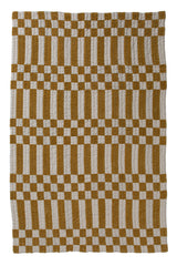 Checkerboard Throw Golden Lichen