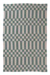 Checkerboard Throw Pewter