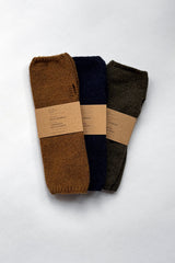Wrist Warmers in Cashmere Mix - Old Gold