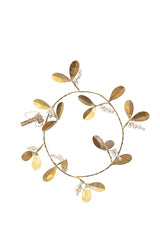 Snowberry Wreath Brass