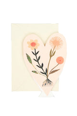 Hearts Concertina Card