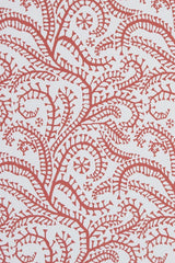 Patterned Paper Seaweed Paisley Crimson