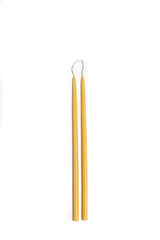 Long Thin Taper Beeswax Candle Pair