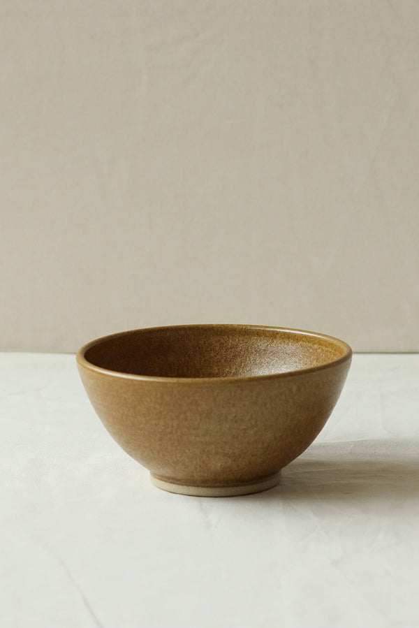 Pottery Cereal Bowl - Ochre