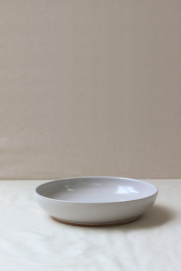 Pottery Dinner Bowl - Tin White