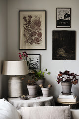 Simona Pot & Saucer Grey