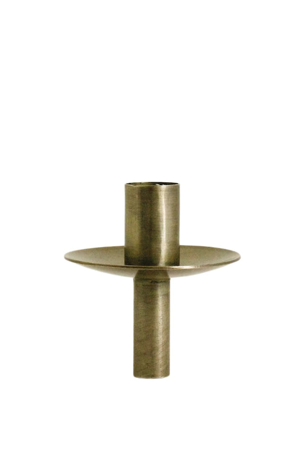 Candle Holder for Bottle Matt Brass