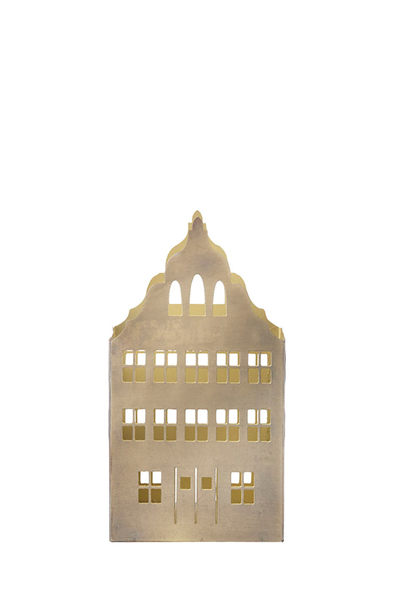 Candle Holder Brownstone Golden