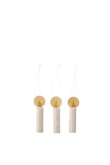Honeycomb Candles - Cream S/3pcs