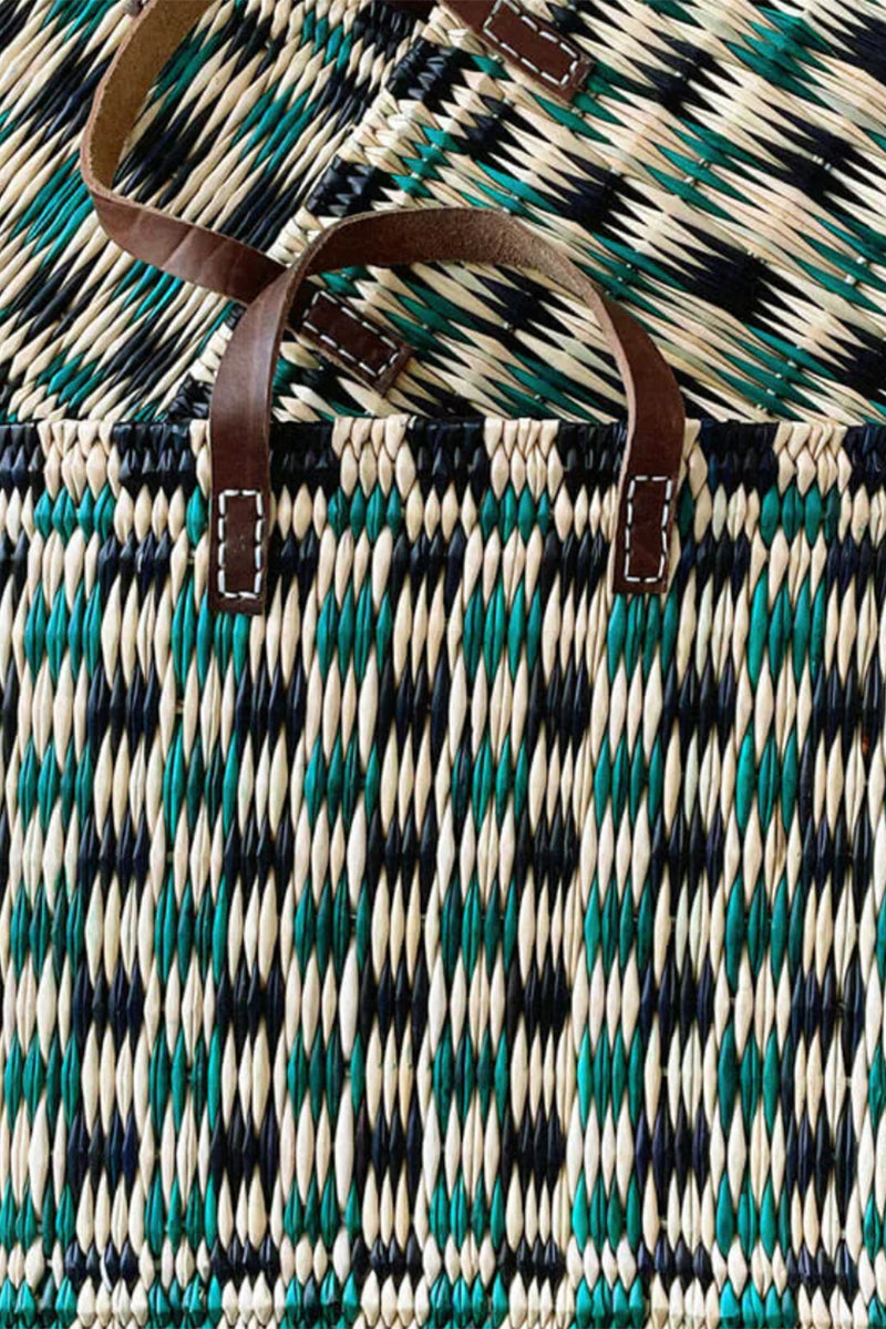 Chequered Reed Baskets