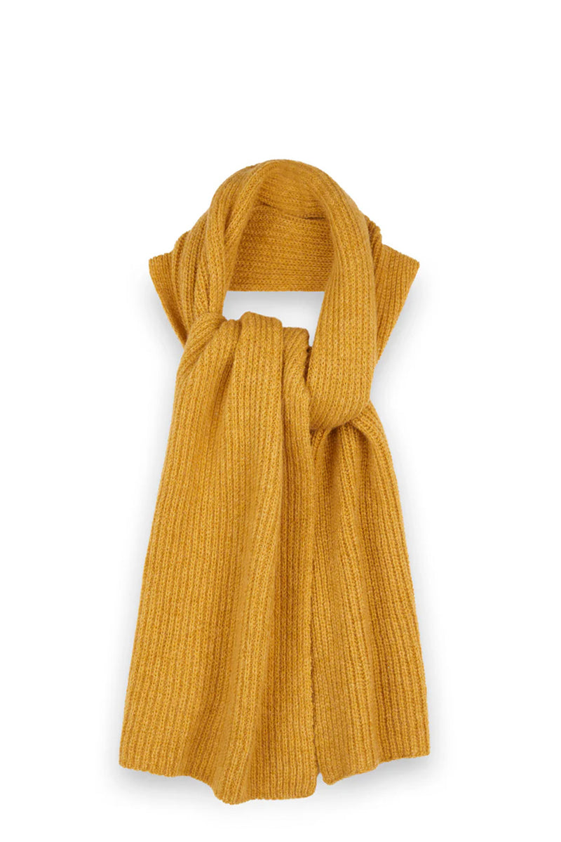Fisherman Scarf Lambswool - Ochre