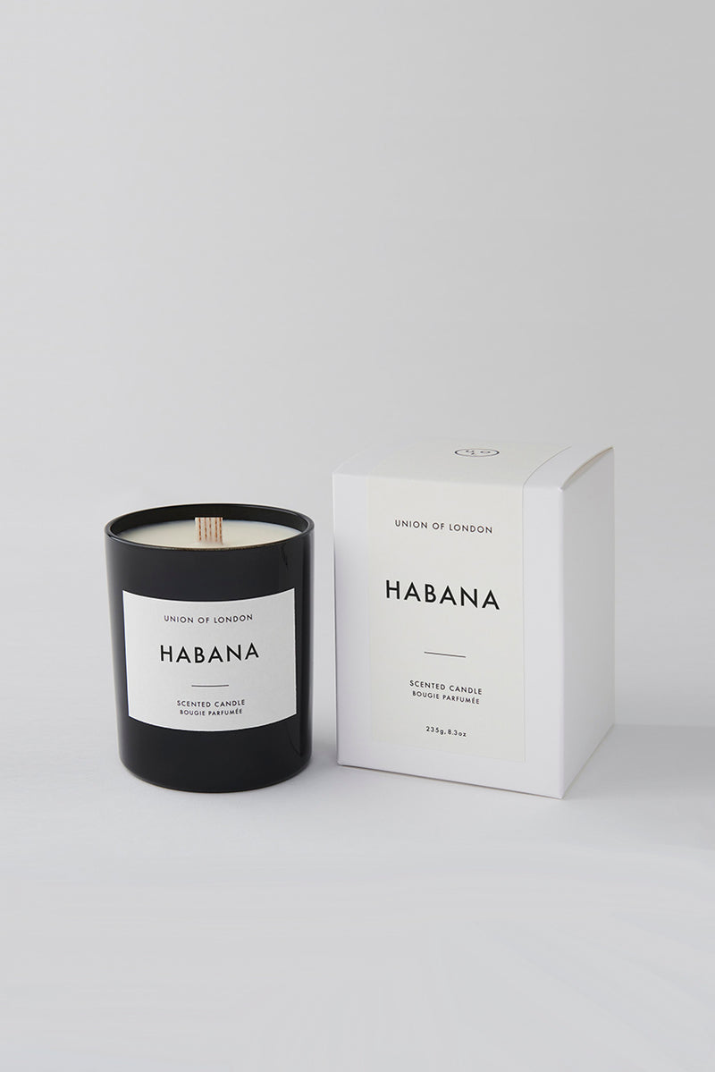 Habana Scented Candle - Black
