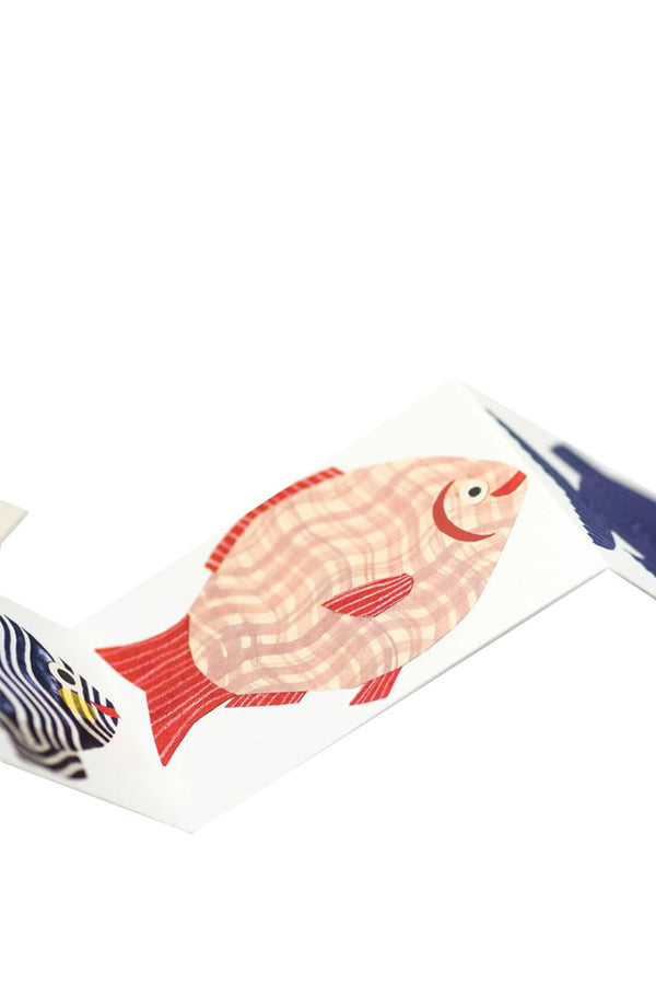 Fish Concertina Card