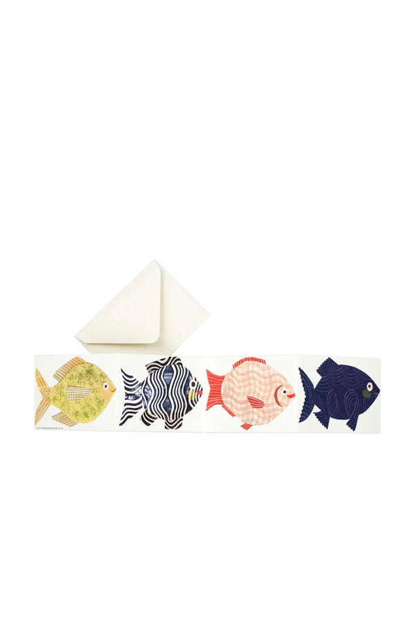Fish Concertina Card