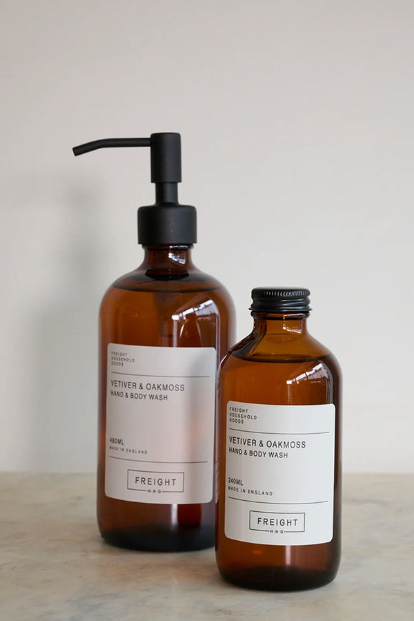 Vetiver and Oak Moss Hand & Body Wash 480ml