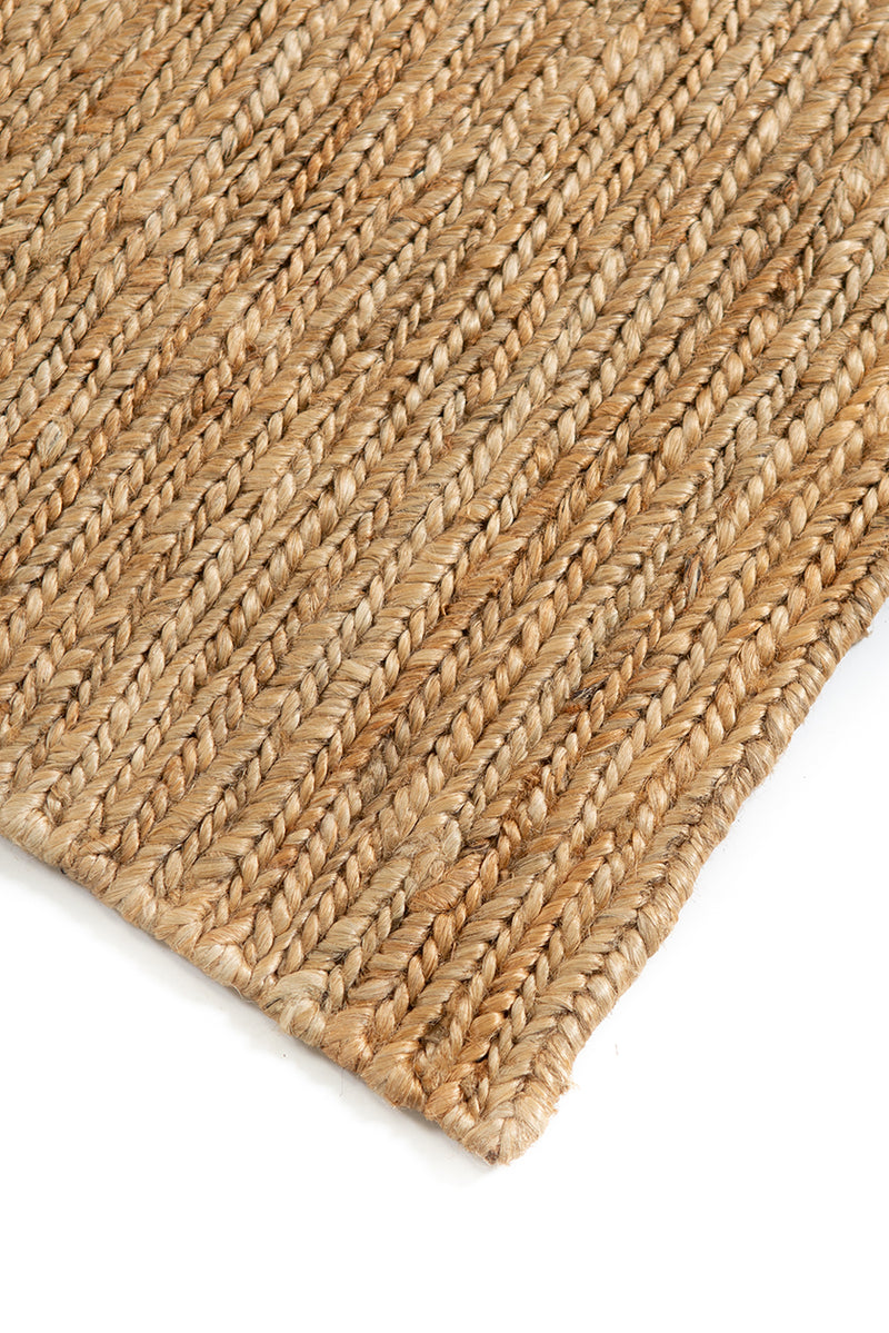 Hand Woven Jute Rug by Glasgow textile designer Niki Jones