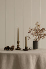 Lily Pearmain Tall Candle Stick - Ochre