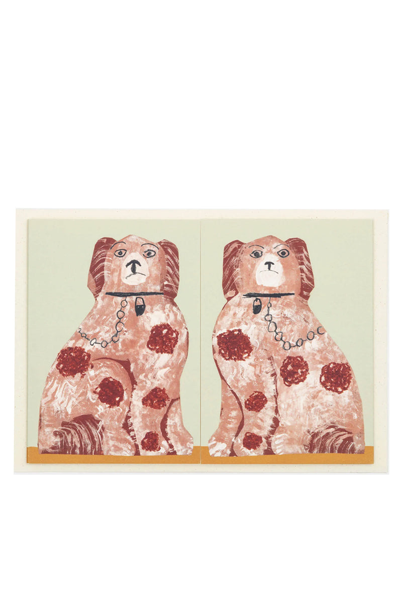 Mantel Dogs Card