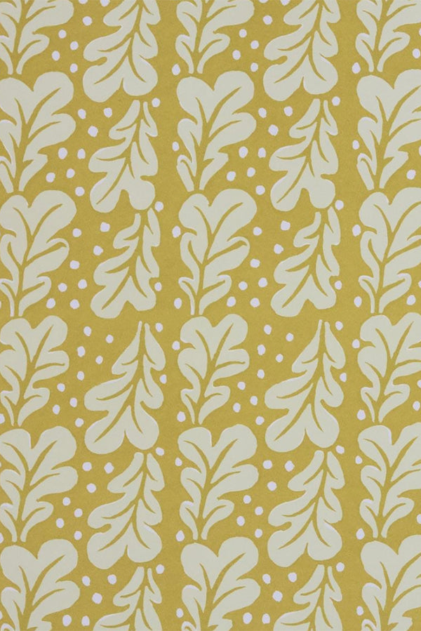 Patterned Wrapping Paper - Quercas Sap Green