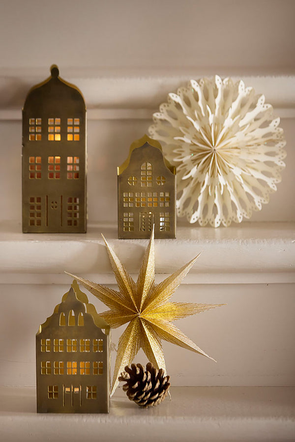 Paper Star Dazzle Gold – 25cms
