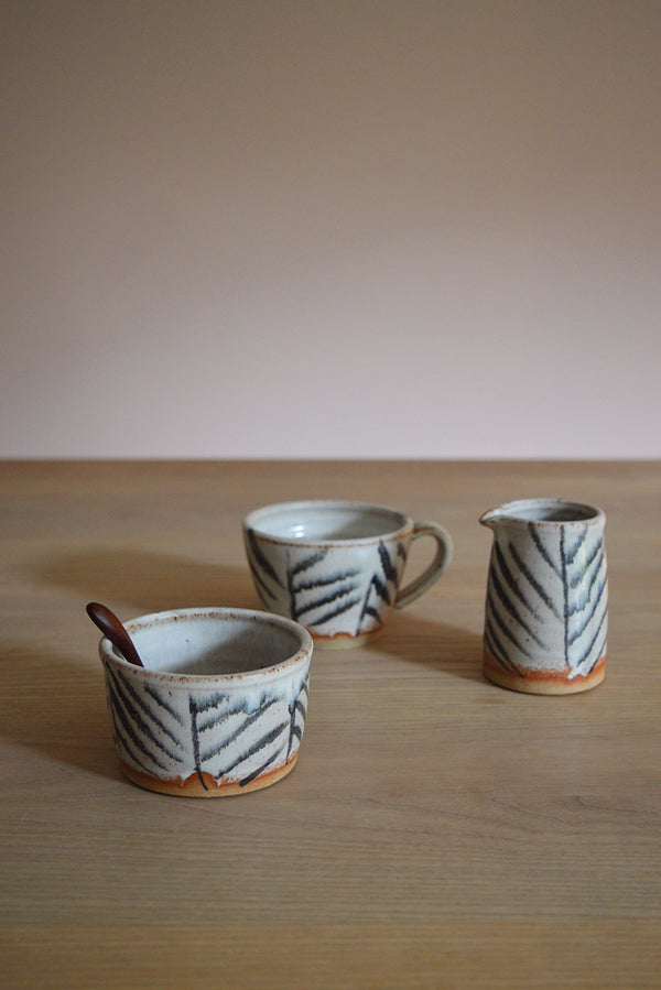 Pip Hartle Black Feather Sugar Bowl