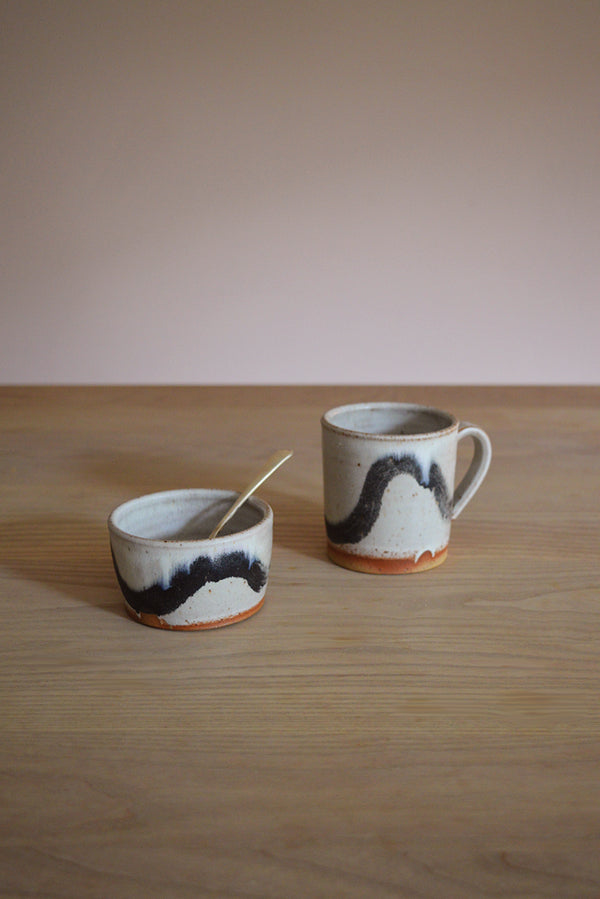 Pip Hartle Black Wave Mug