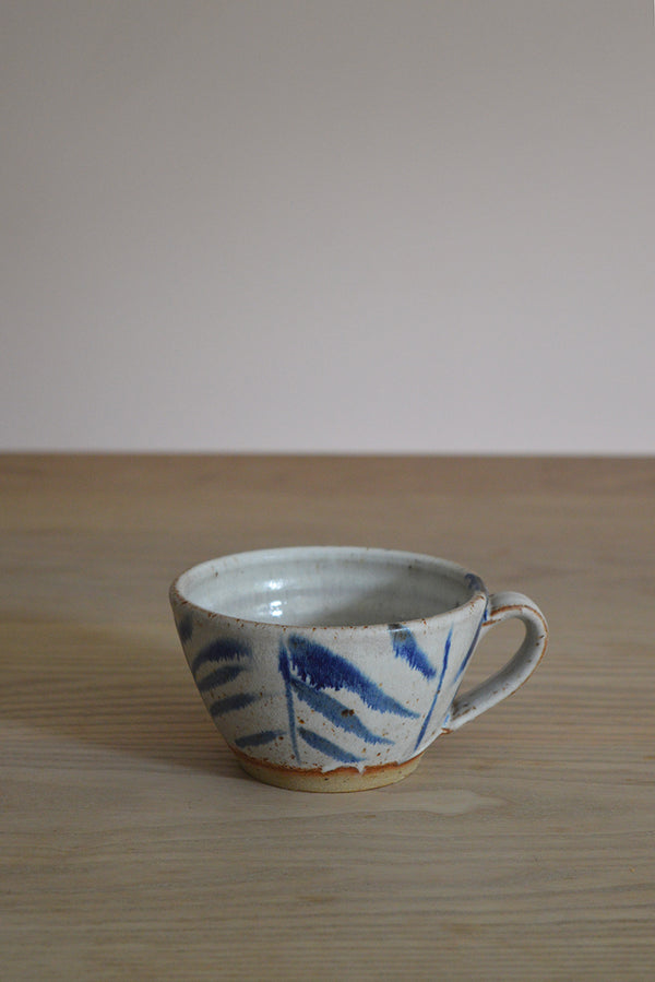 Pip Hartle Indigo Feather Tea Cup