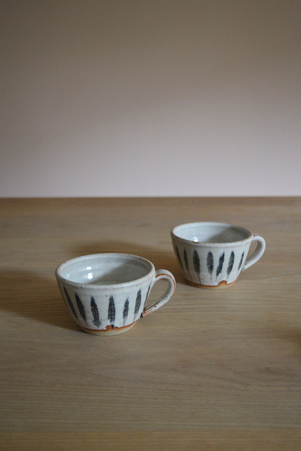 Pip Hartle Black Stripe Tea Cup