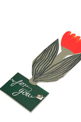Red Tulip, For You Card