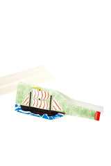 Ship in a Bottle nautical card