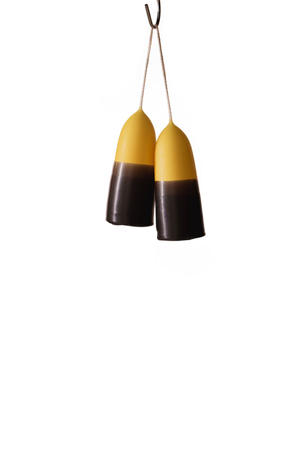 Wax Atelier Stubby Candle Pair - Double Dipped