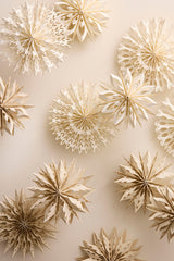 Paper Ornament Crystal White 21cm