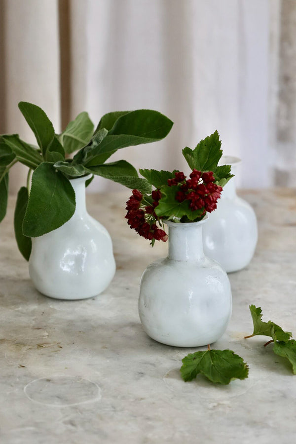 Vase Bosselé White
