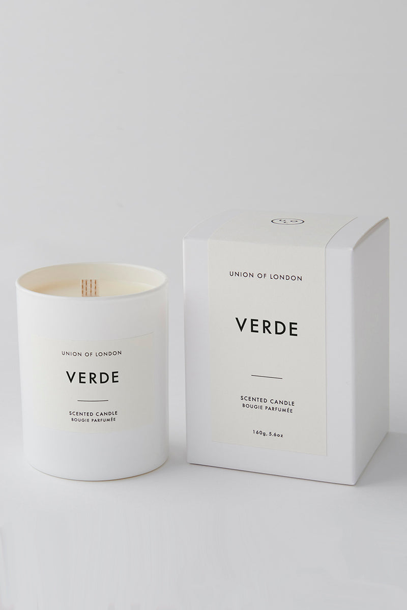 Verde Scented Candle - White