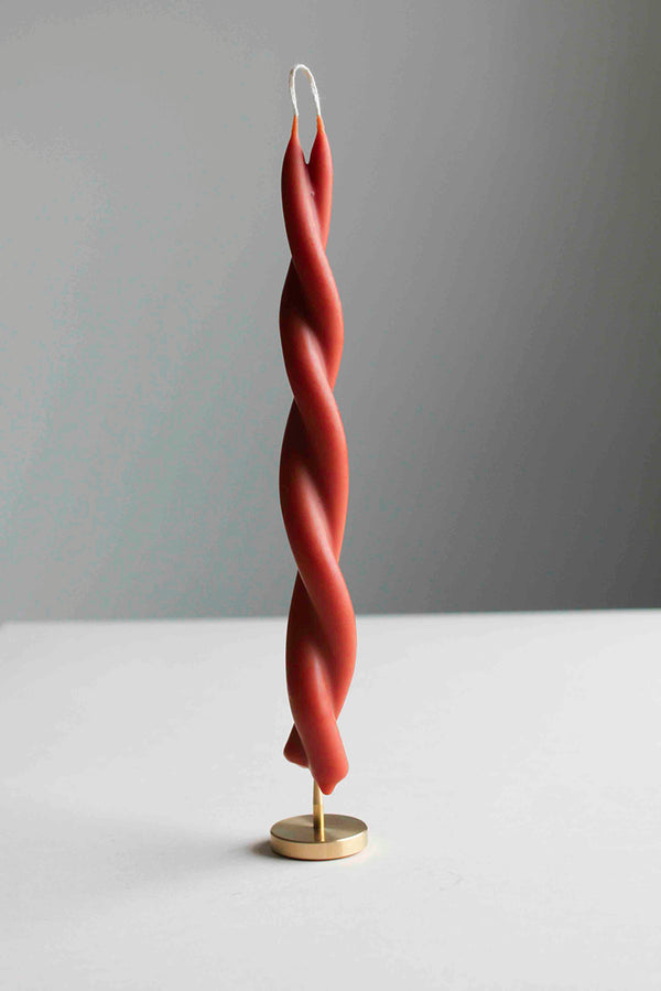 Wax Atelier Twisted Candle - Barberry