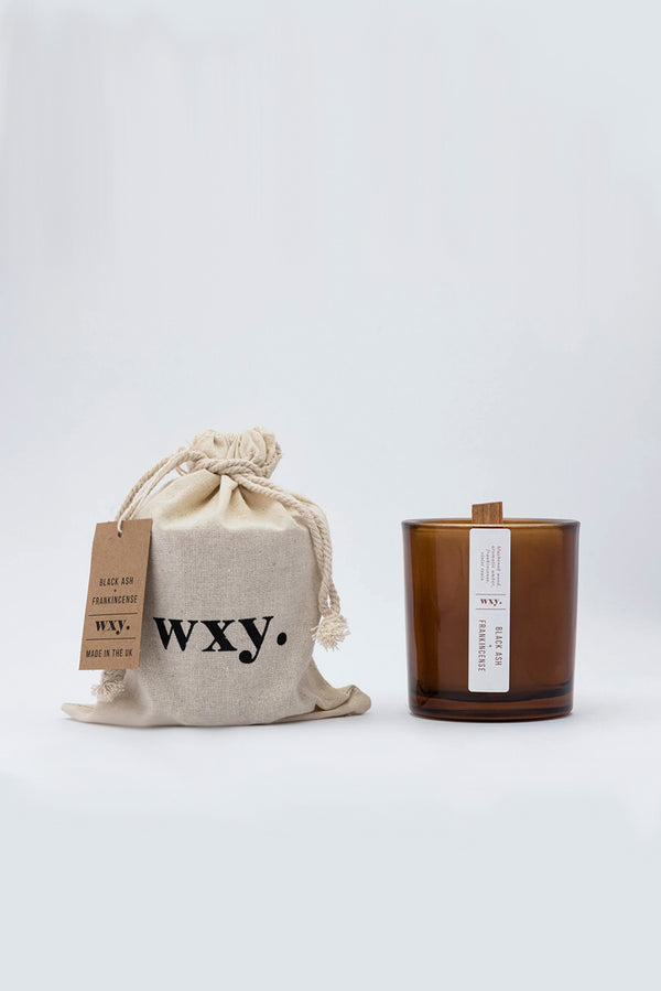 WXY Black Ash & Frankincense Candle
